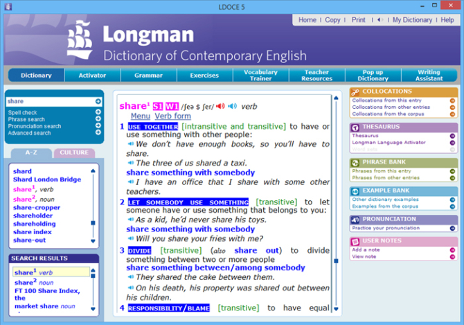 crack for longman dictionary 5th edition